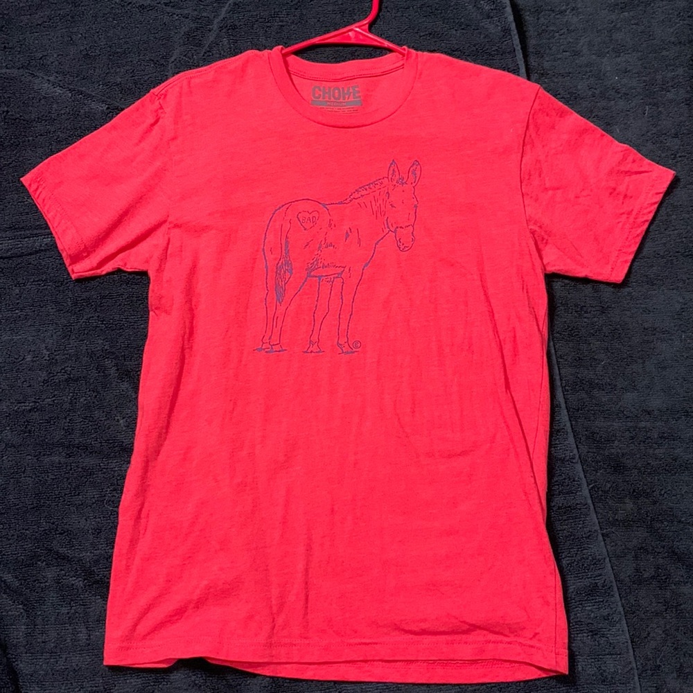 “Bad-Ass” red t-shirt Men’s Size Medium